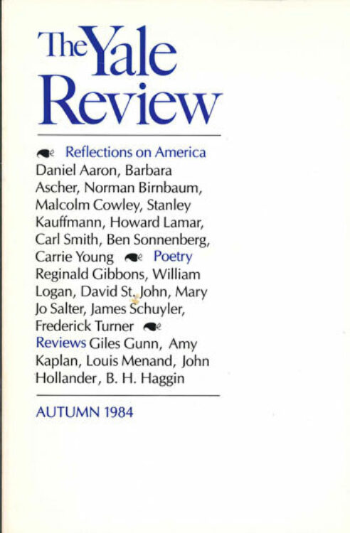 Fall 1984 cover image